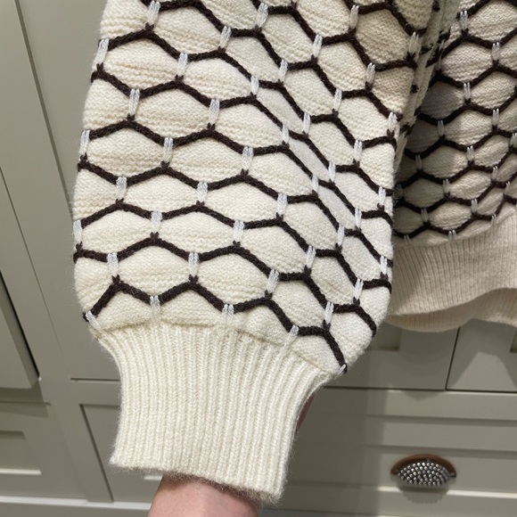 New Van Wave Mixed Sweater - S/M/ Ivory - Picture 8 of 10